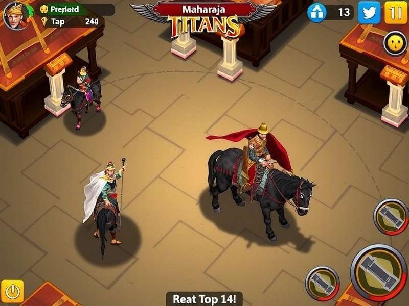 Maharaja Titans Royal Combat gameplay screenshot